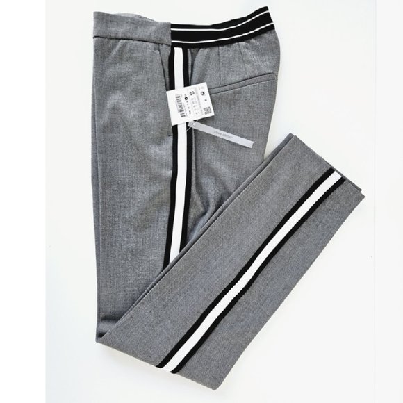 ZARA JOGGER WAIST PANTS - Picture 3 of 6